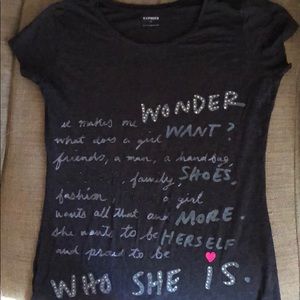 Graphic Burn-out T-shirt